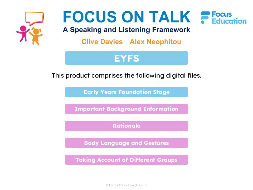 Focus on Talk: A Speaking and Listening Framework