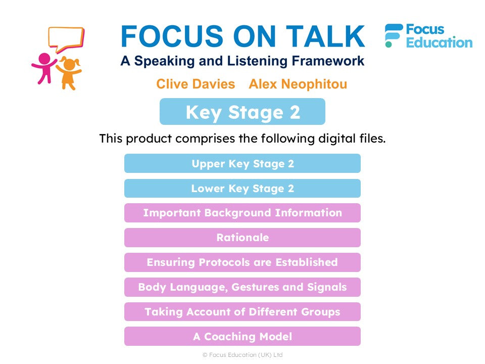 Focus on Talk: A Speaking and Listening Framework
