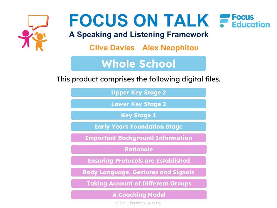 Focus on Talk: A Speaking and Listening Framework