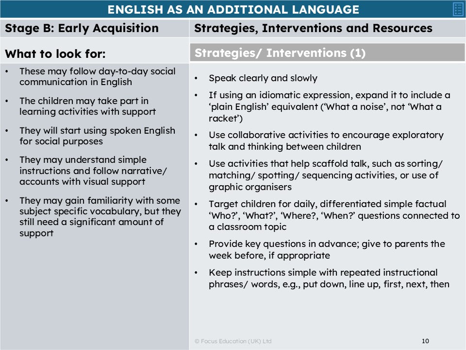 Focus on Talk: A Speaking and Listening Framework