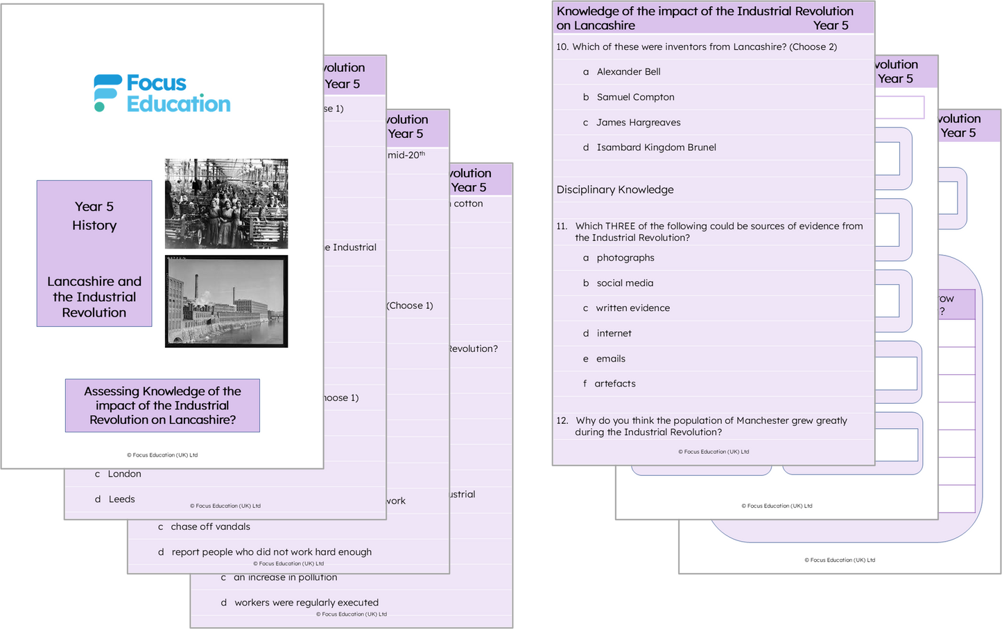 History Y5: What was the impact of the Industrial Revolution on Lancashire?