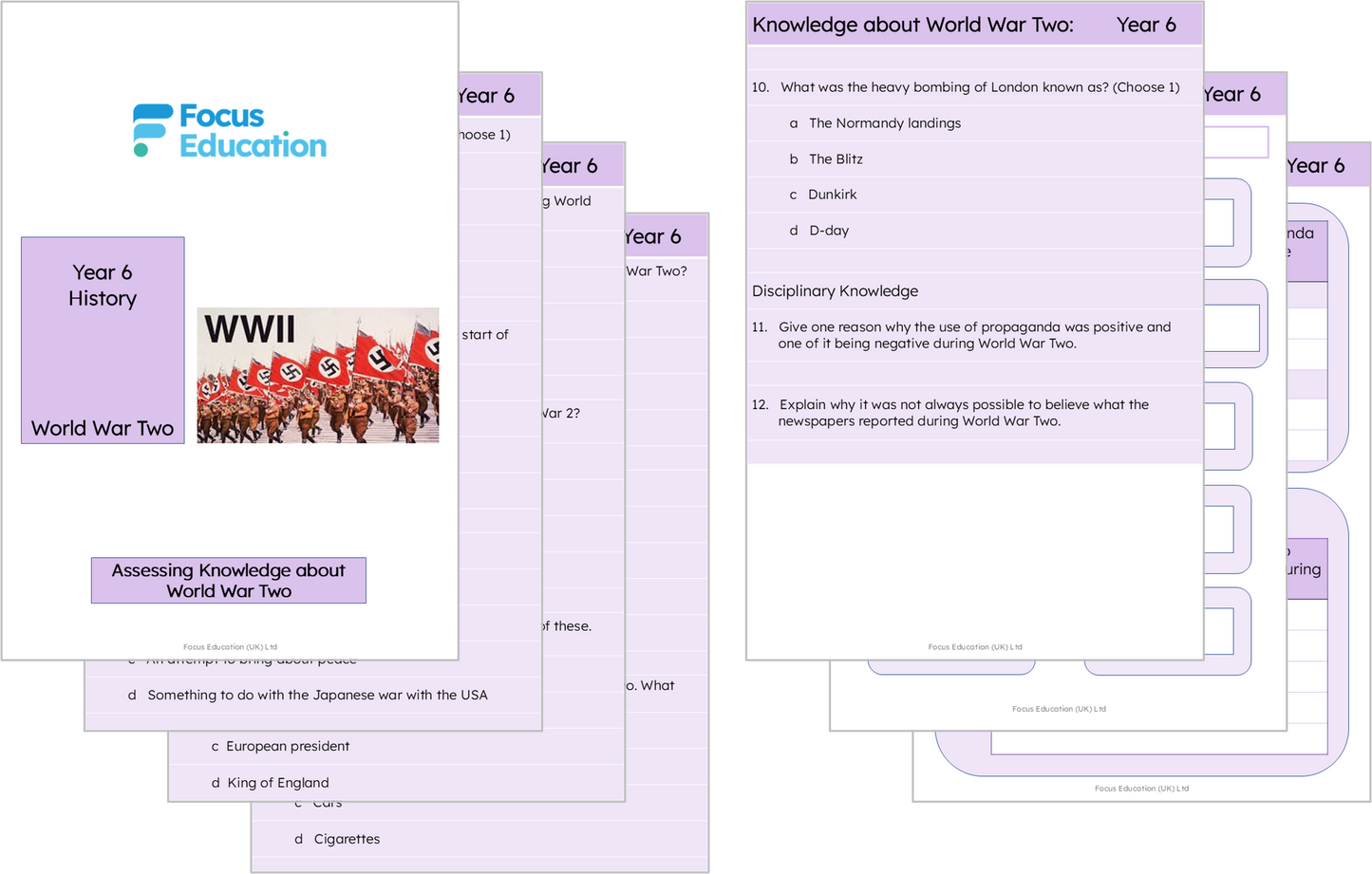 History Y6: What was the impact of World War 2 on Britain?