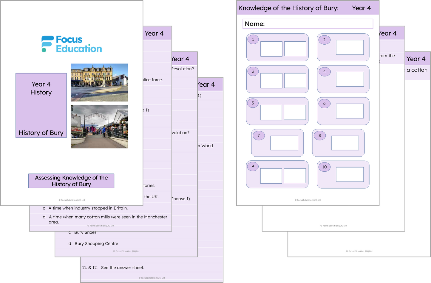History Y4: Why does Bury exist in the first place?