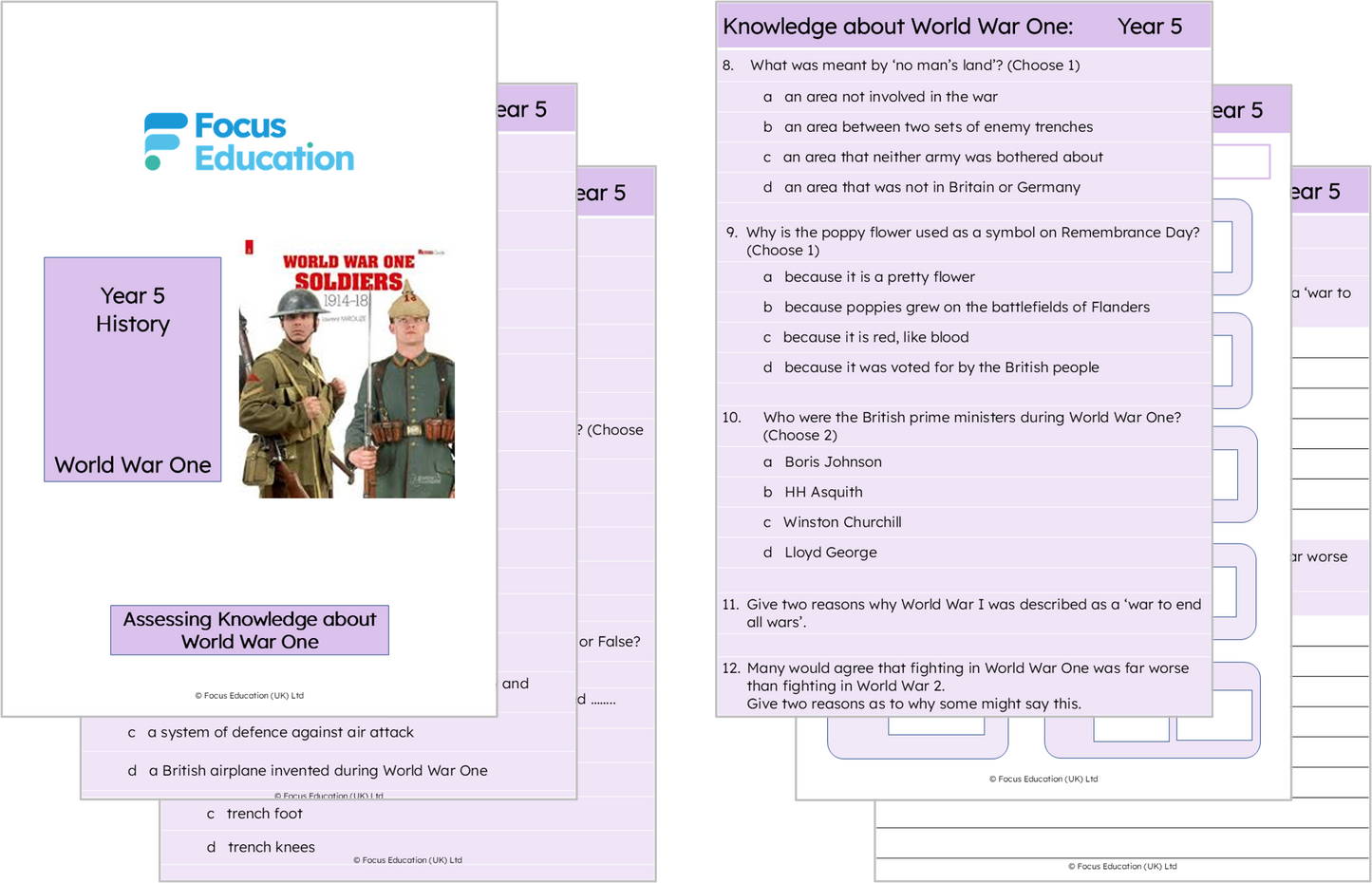 History Y6: What was the impact of the two world wars on Britain?