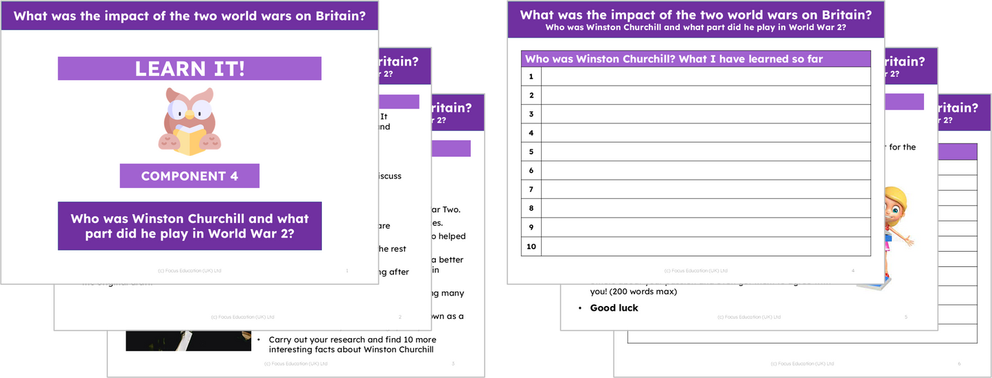 History Y6: What was the impact of the two world wars on Britain?