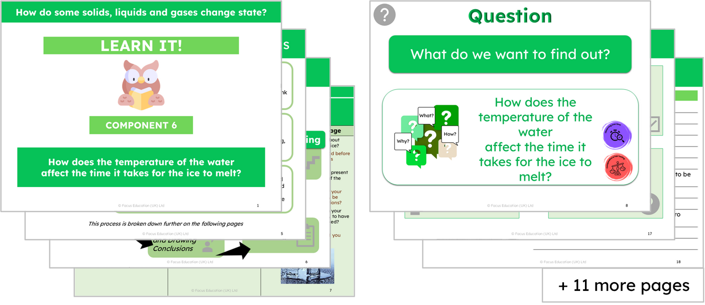 Science Y4: How do some solids, liquids and gases change state?