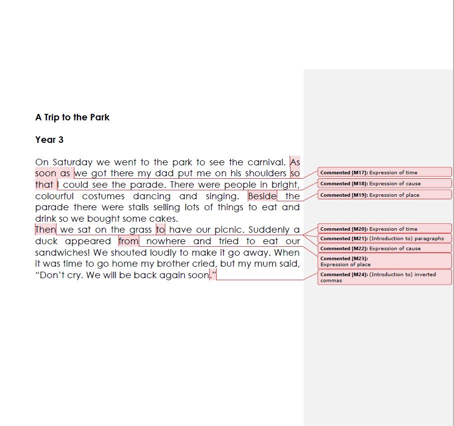 Progression in Writing: Model Texts for Teacher and Pupils