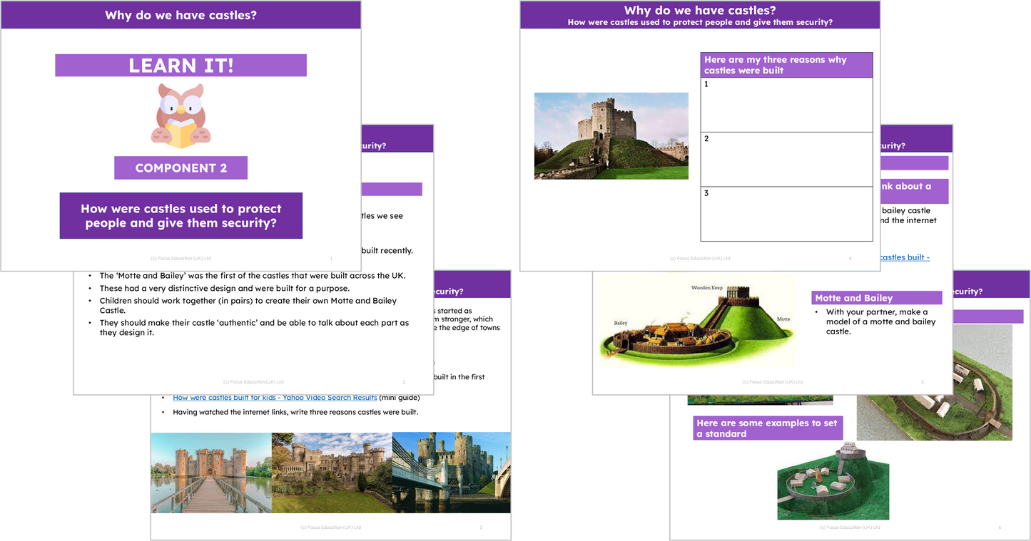 History Y1: Why do we have castles?