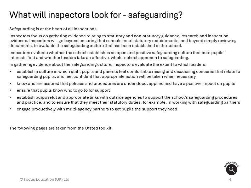 Safeguarding Audits and Templates (Download)