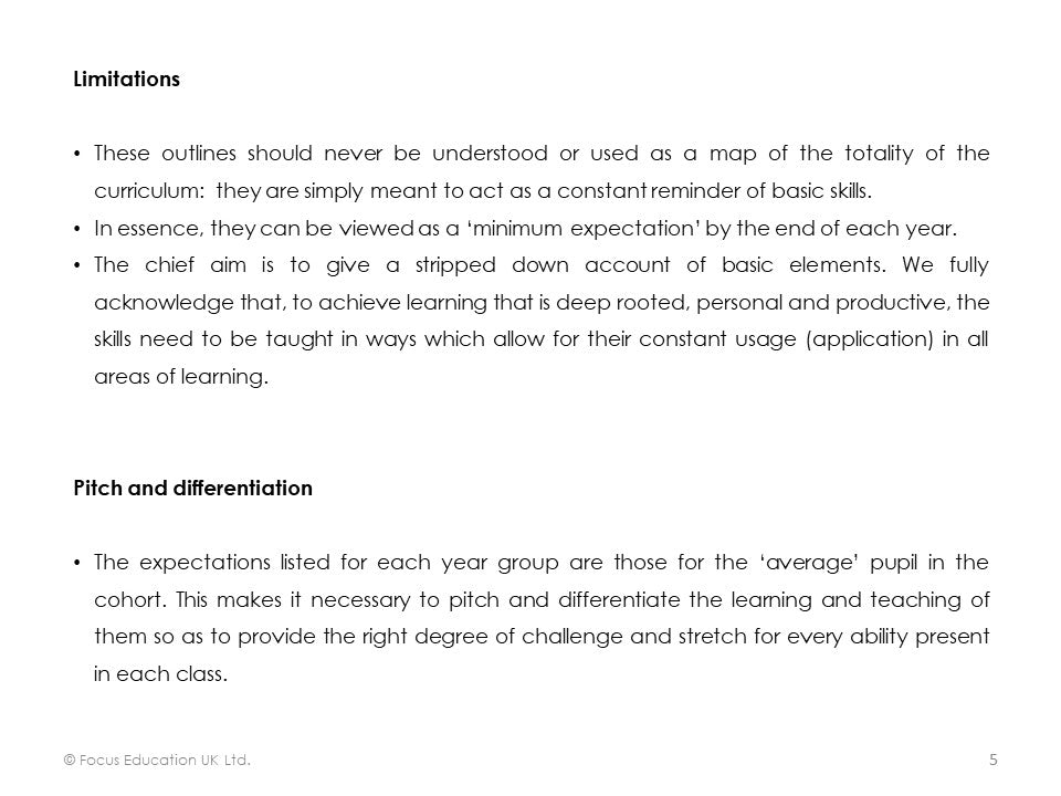 Non-Negotiables: Embedding the Basics