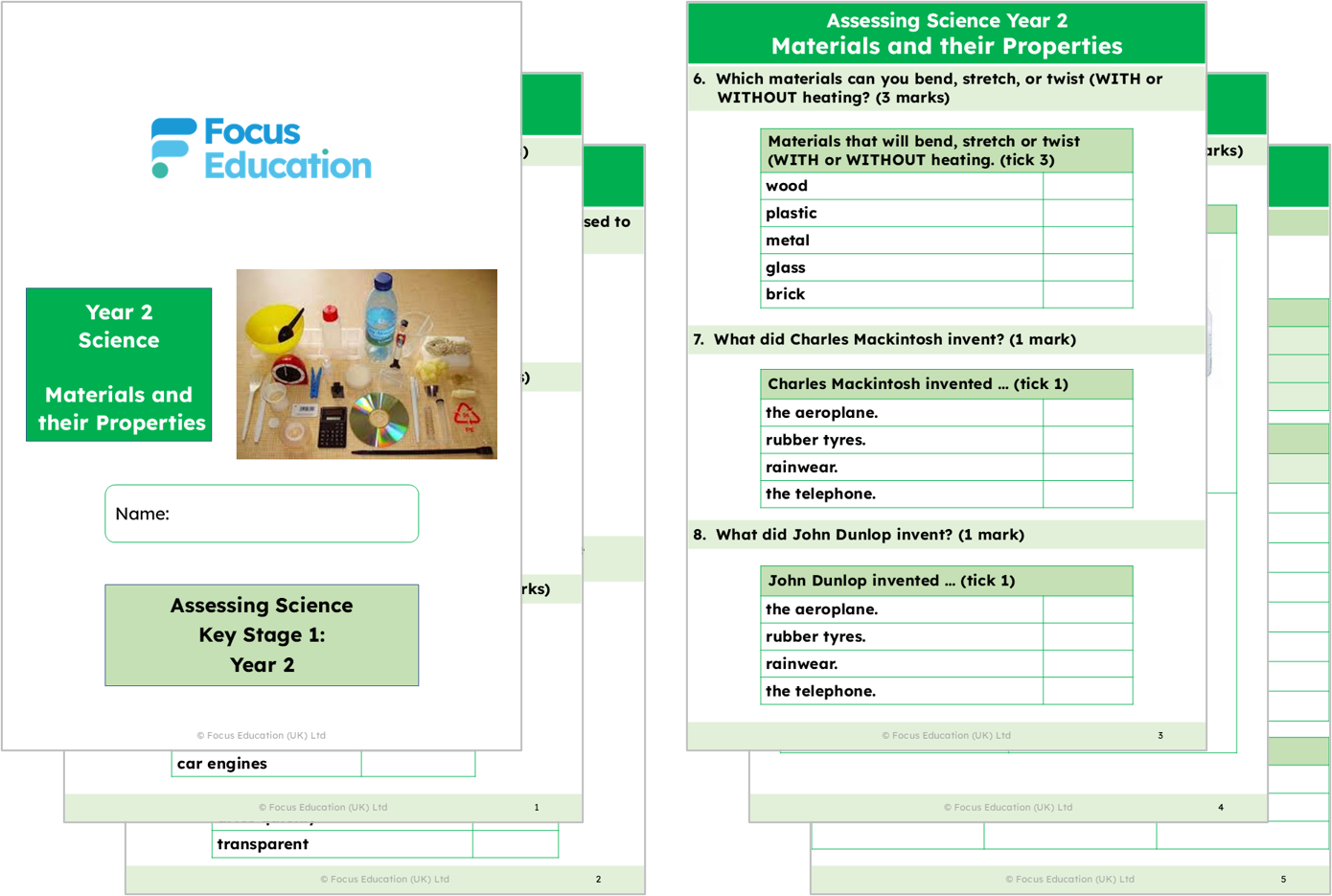 Science Y2: How do we make the most of the materials around us?