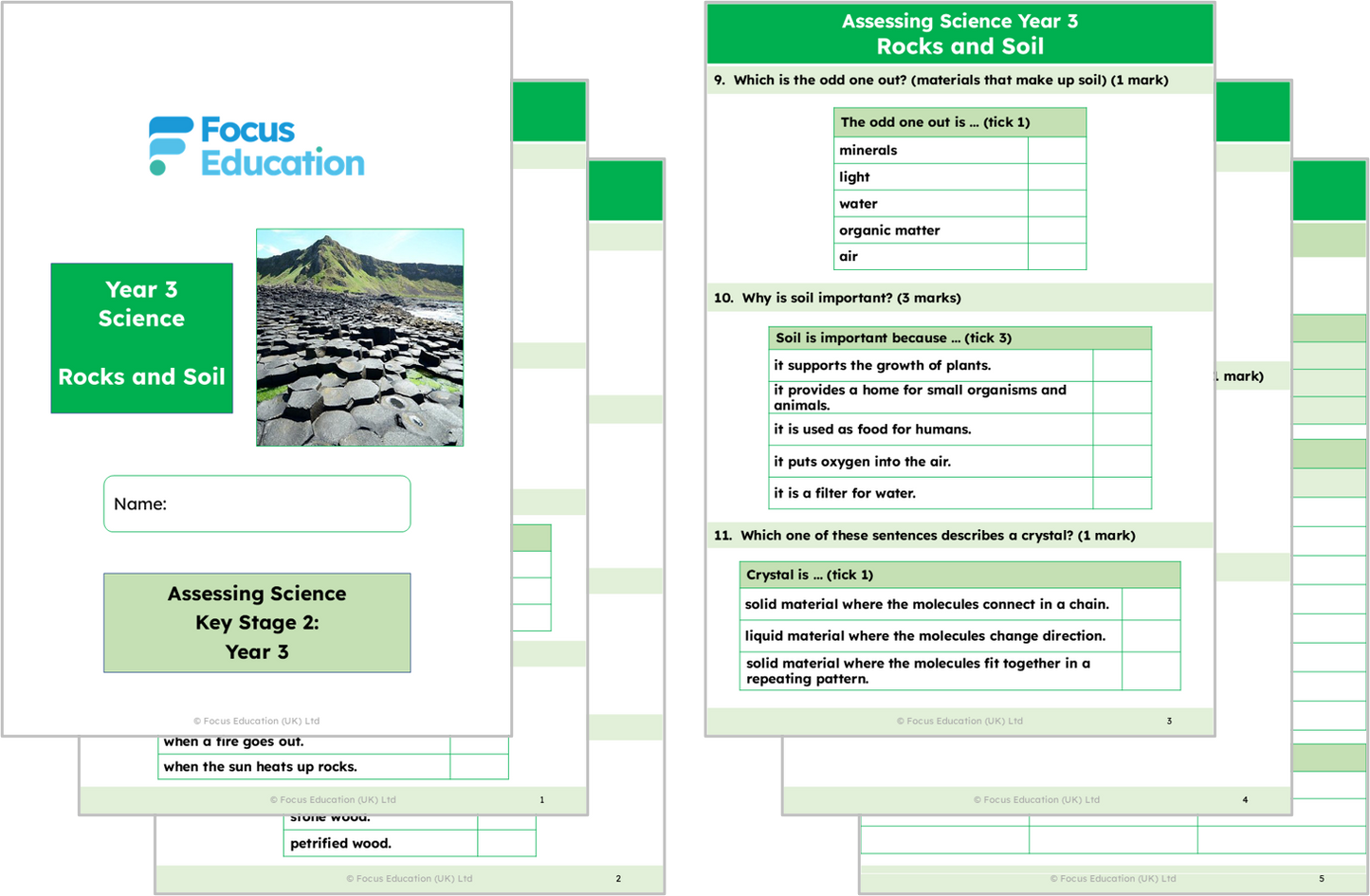 Science Y3: What are the main types of rock on our Earth?