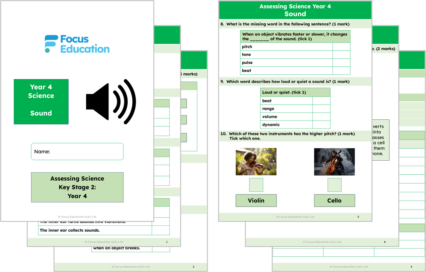 Science Y4: How is sound created and how does it travel?