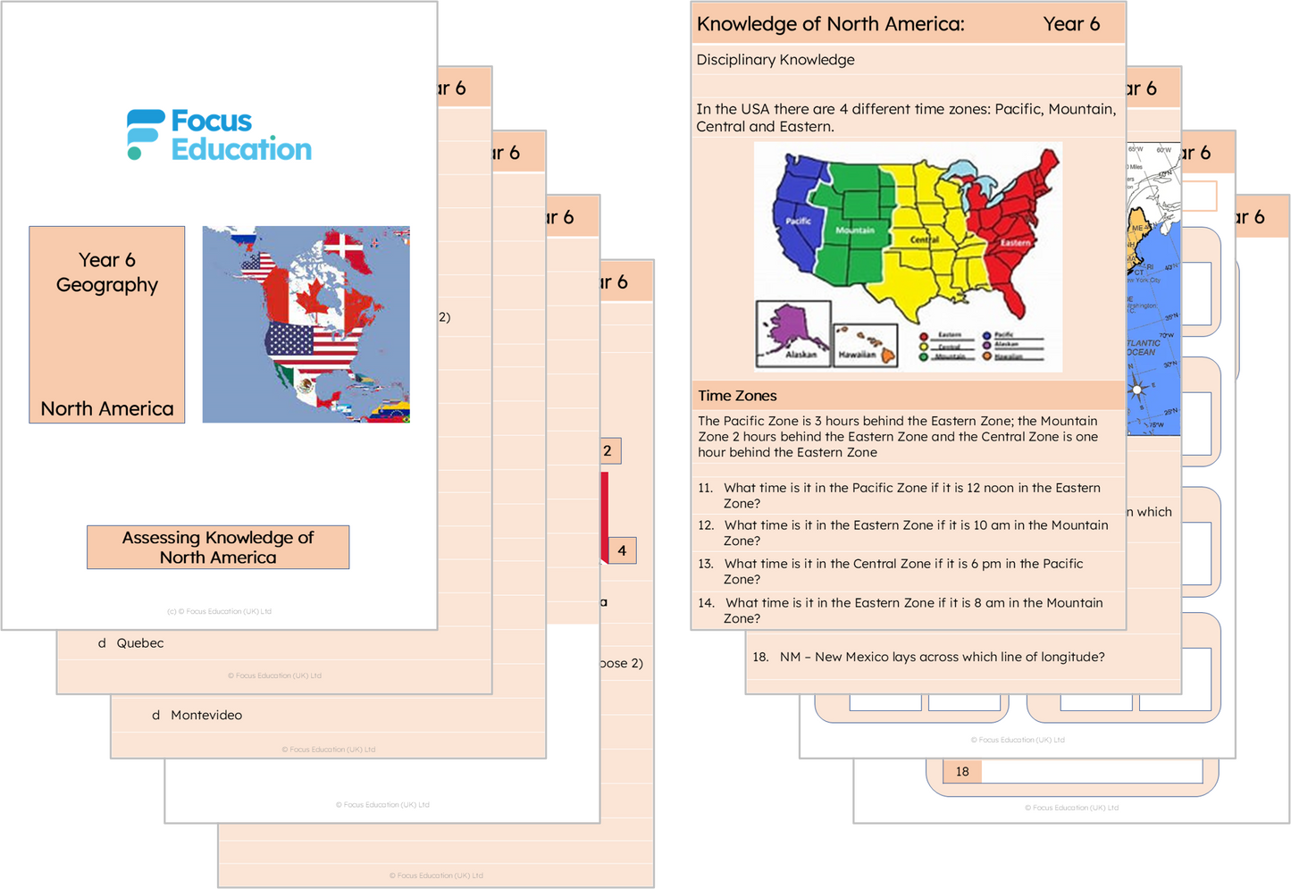 Geography Y6: What do we know about North America?