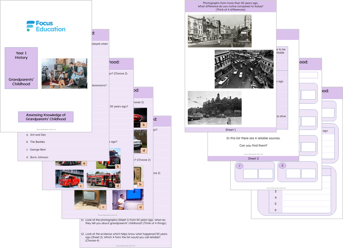 History Y1: What was my grandparents' childhood like?