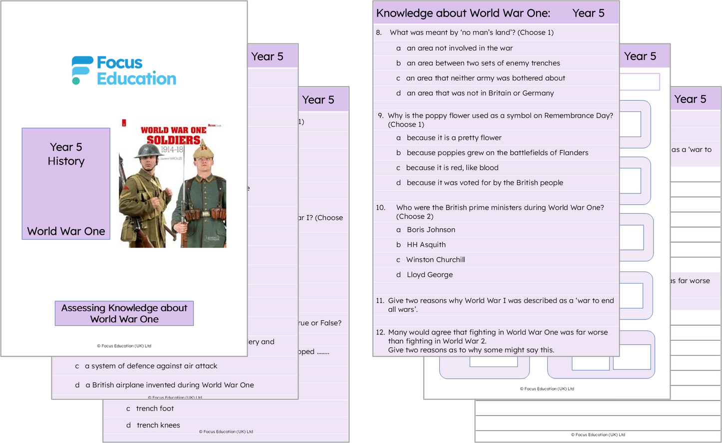 History Y5: World War 1 - What was the impact of WW1 on Britain?