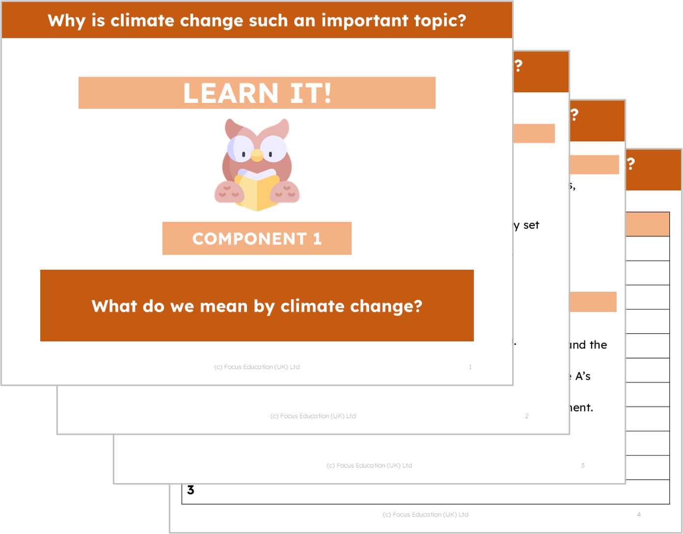 Geography Y6: Why is climate change such an important topic?
