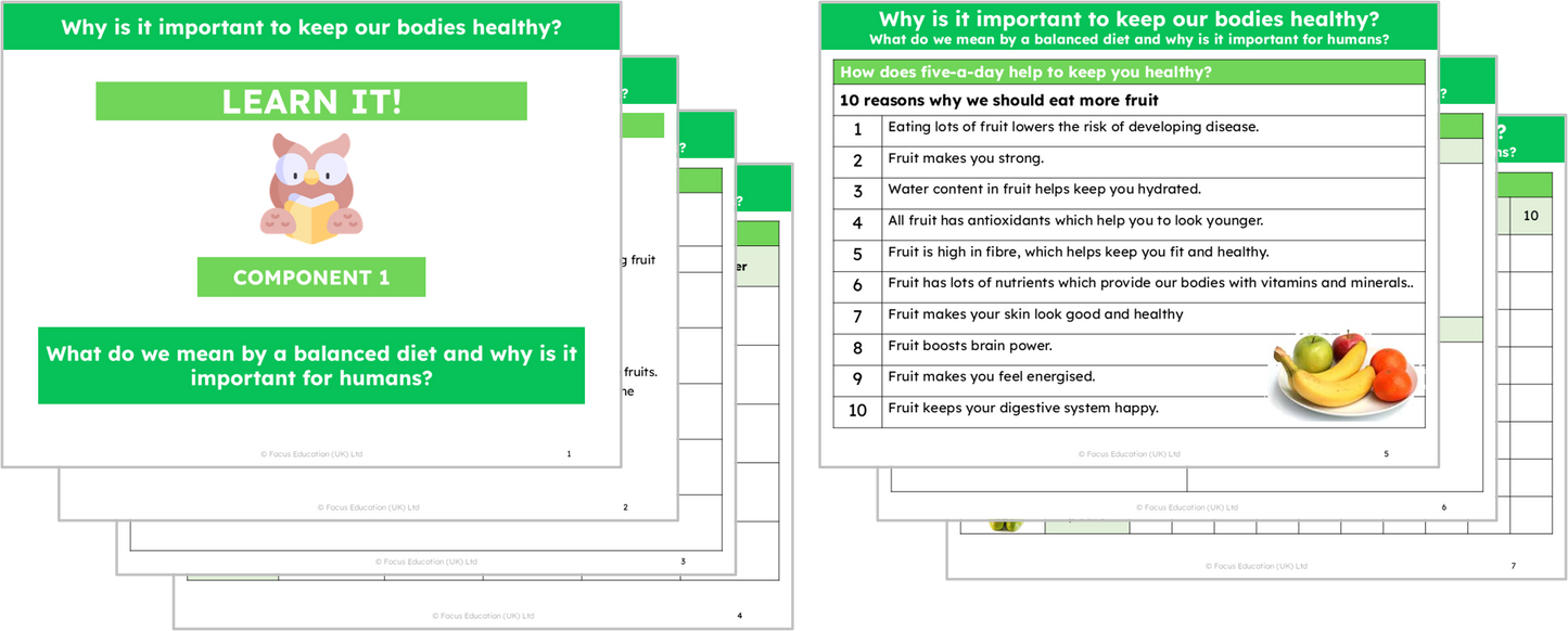 Science Y2: Why is it important to keep our bodies healthy?