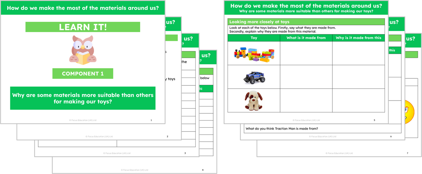Science Y2: How do we make the most of the materials around us?