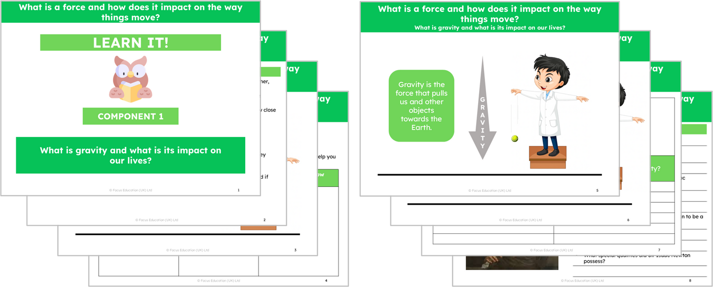 Science Y5: What is a force and how does it impact the way things move?