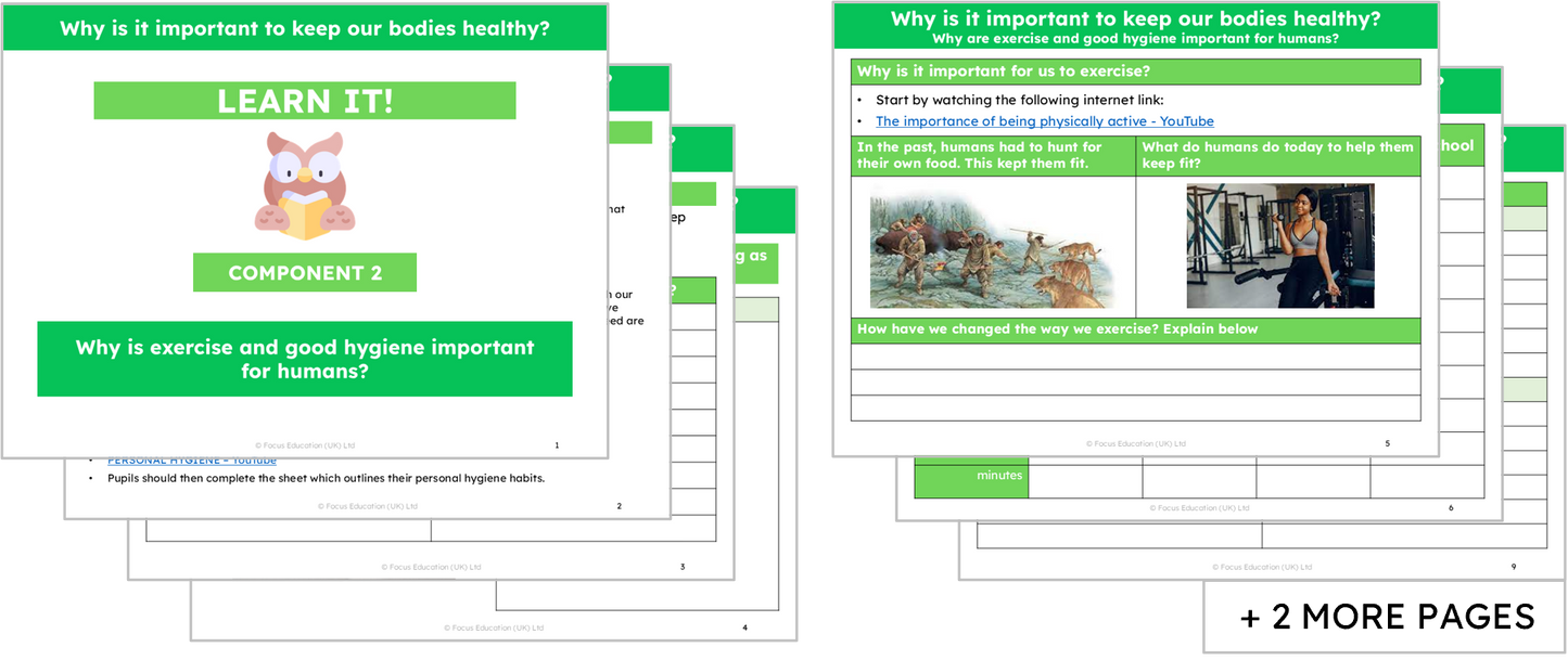Science Y2: Why is it important to keep our bodies healthy?
