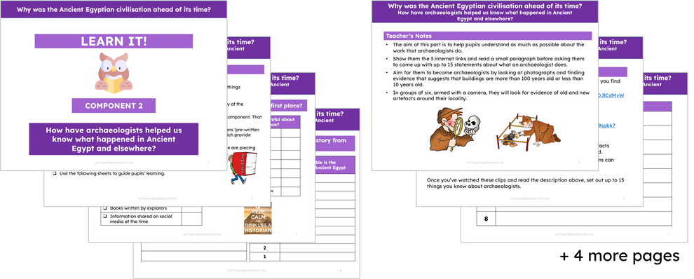History Y3: Ancient Egypt | Scheme of Work for Teachers – Focus Education