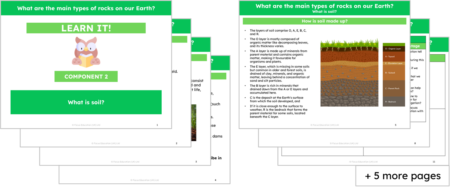 Science Y3: What are the main types of rock on our Earth?