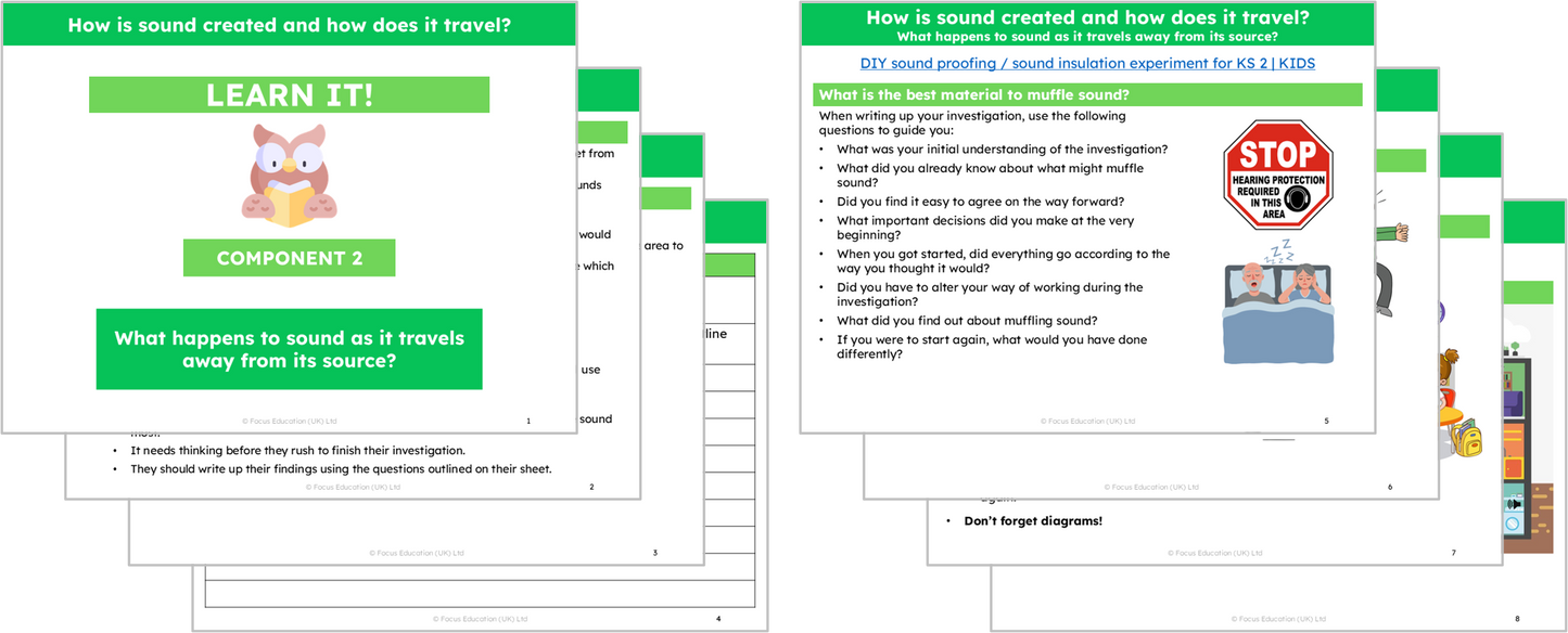 Science Y4: How is sound created and how does it travel?