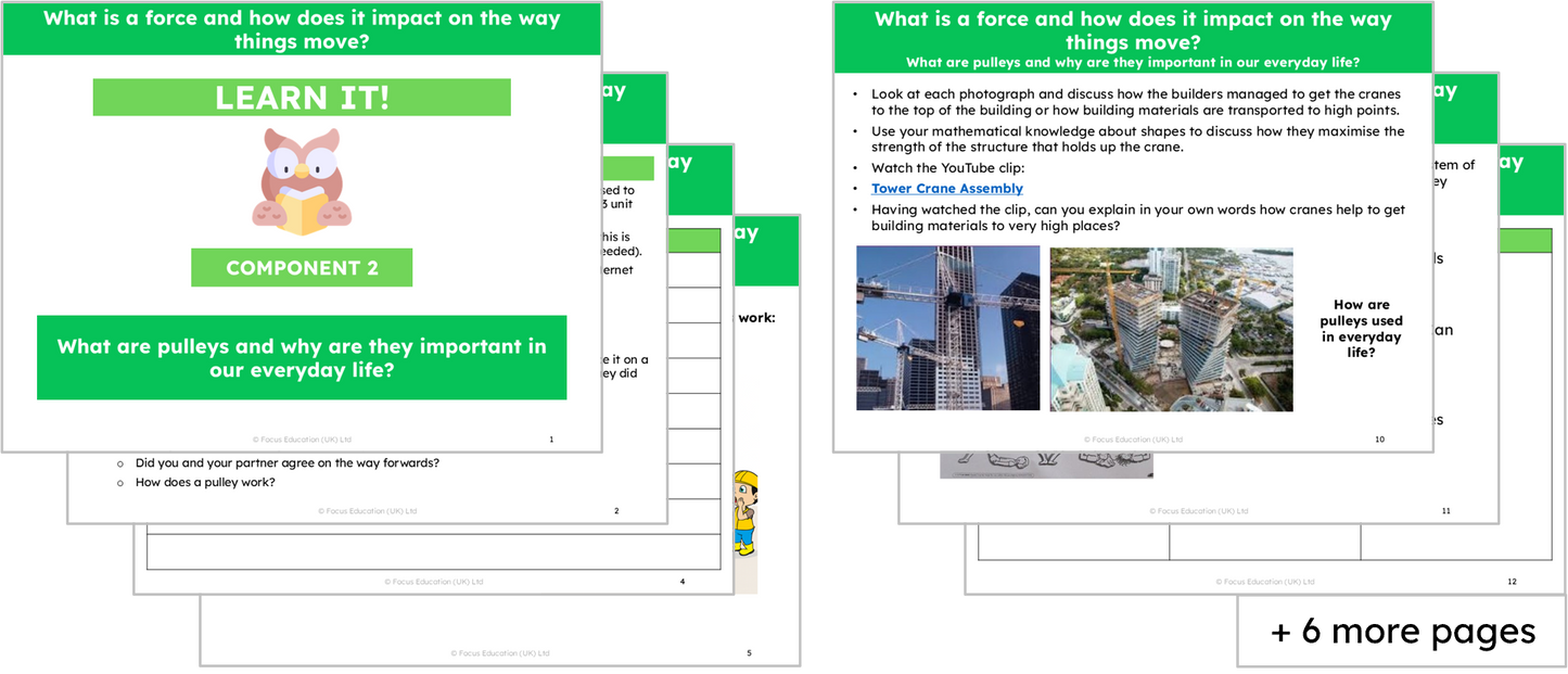 Science Y5: What is a force and how does it impact the way things move?