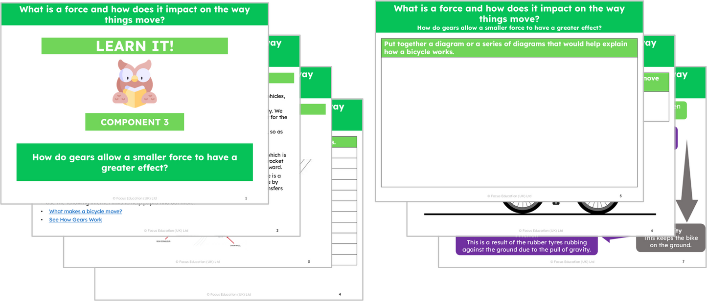 Science Y5: What is a force and how does it impact the way things move?