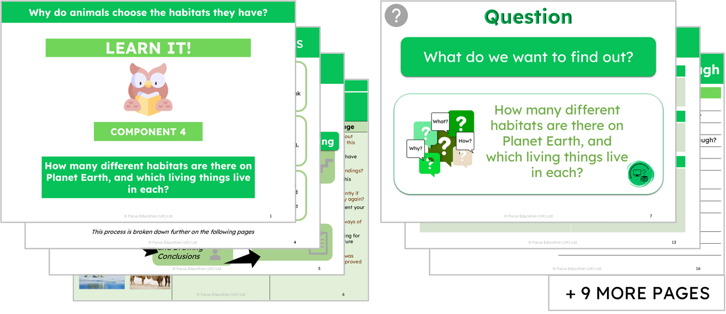 Science Y2: Why do animals choose the habitat they have?