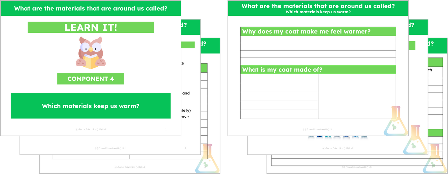 Science Y1: What are the materials around us called?