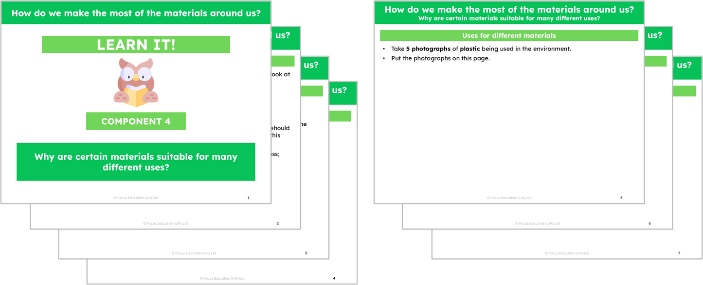Science Y2: How do we make the most of the materials around us?