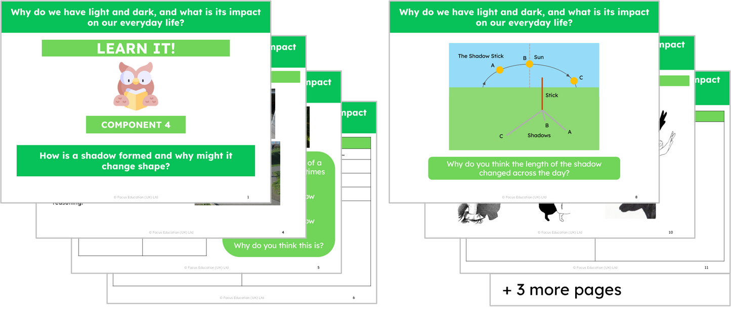 Science Y3: Why do we have light and dark and what is its impact on our everyday life?