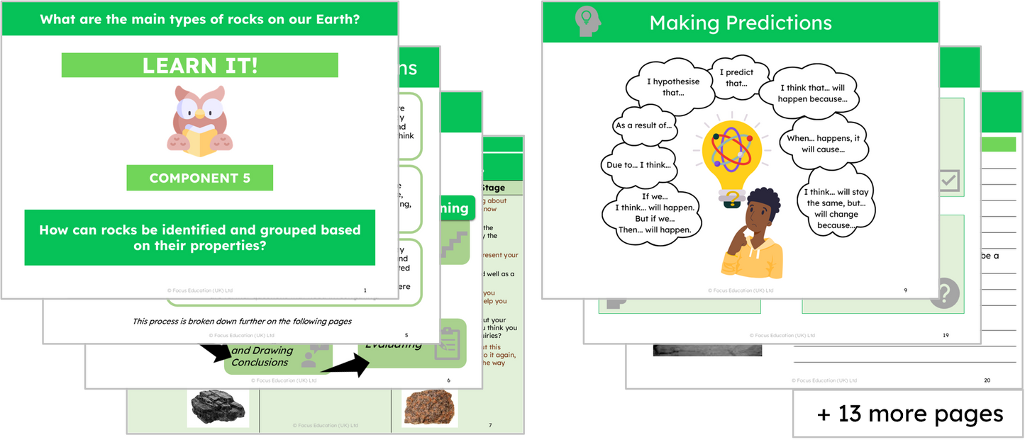 Science Y3: What are the main types of rock on our Earth?