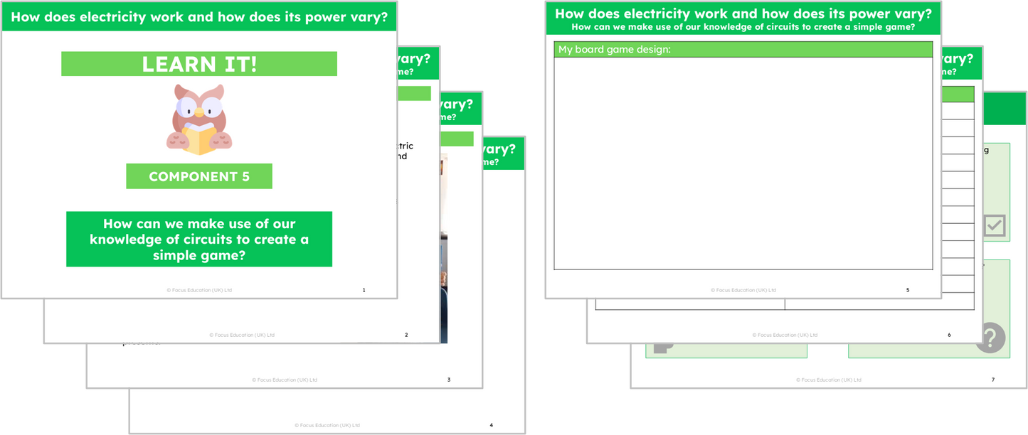 Science Y6: How does electricity work and how does its power vary?
