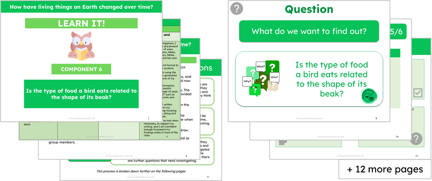 Science Y6: How have living things on Earth changed over time?