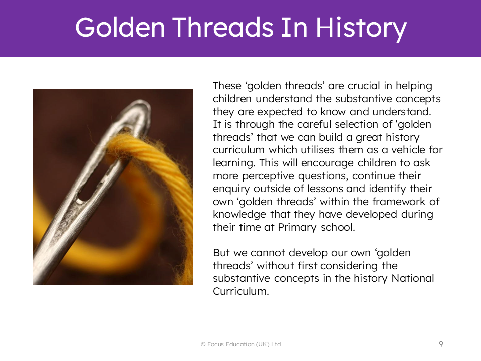 Golden Threads in History: Taking your Curriculum to the Next Level ...
