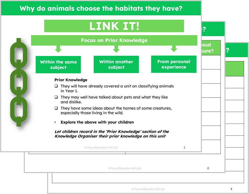 Science Y2: Why do animals choose the habitat they have?