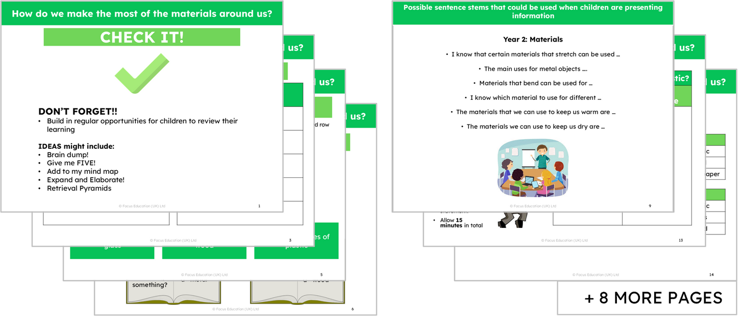 Science Y2: How do we make the most of the materials around us?