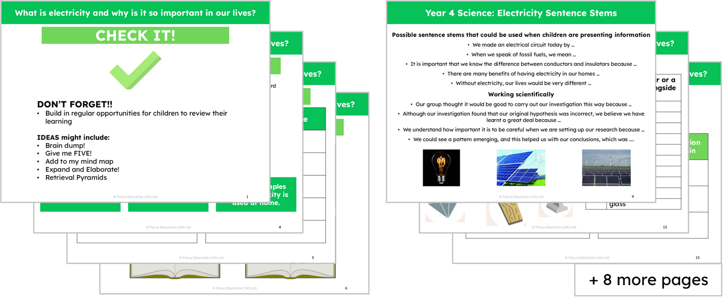 Science Y4: What is electricity and why is it so important in our lives?