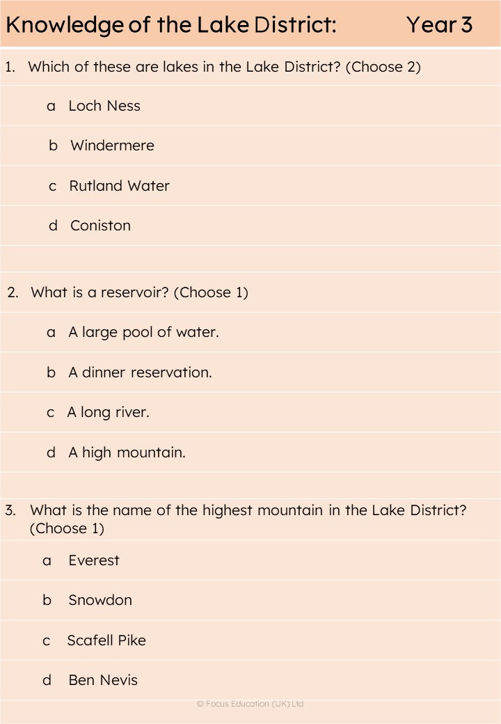 Assessing Geography: End of Unit Assessments - BUNDLES