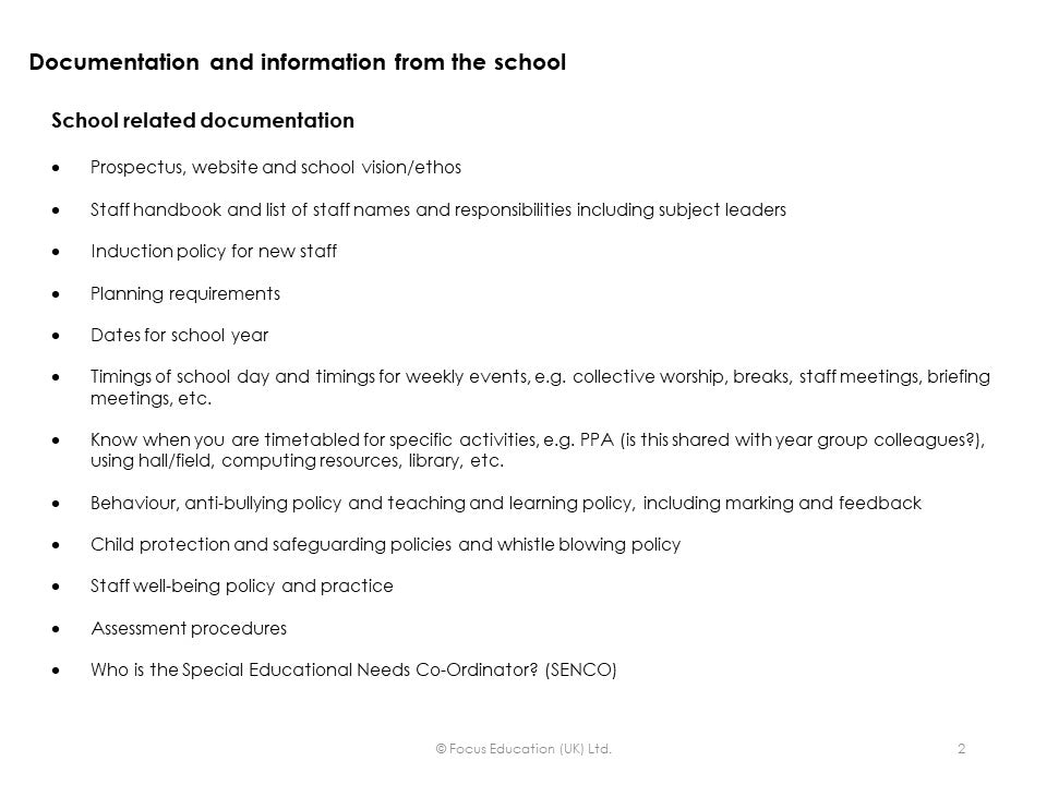 Early Career Teacher Handbook: A Practical Guide (Focus Mini)