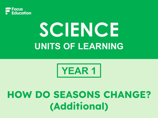 Science Y1: How do seasons change? (Additional)