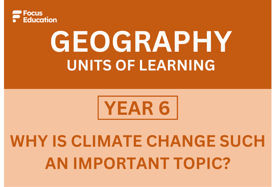 Geography Y6: Why is climate change such an important topic?