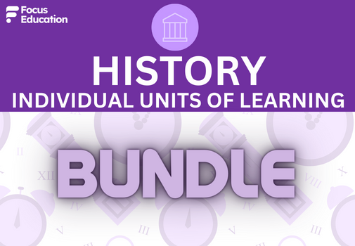 History Units of Learning Bundles